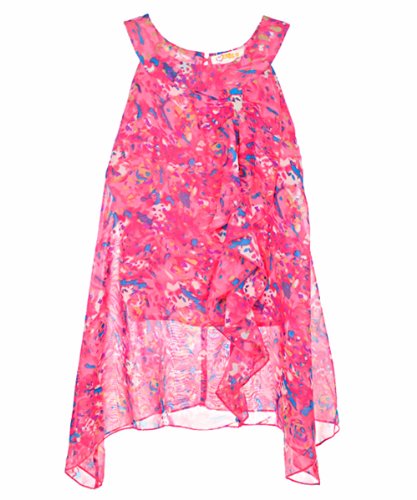 Ali & Kris "Monet Ruffle" Halter Tunic (Sizes 7 - 16)