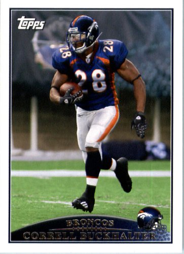 2009 Topps NFL Football Card # 218 Correll Buckhalter Denver Broncos - Mint Condition & Shipped In A Protective Screwdown Display Case!