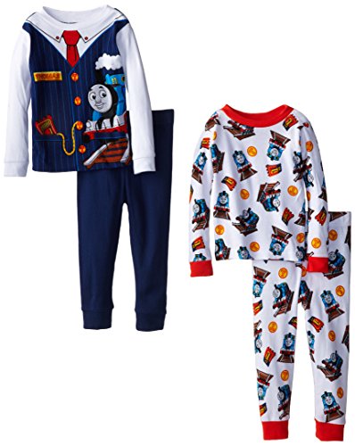 Thomas the Tank Engine & Train Little Boys' Conductor Costume 4-Piece Pajama Set