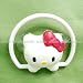 Hello Kitty Bath Towel Rack Hanger Holder White