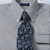 Imperial 100s Bengal Stripe Buttondown Collar Dress Shirt