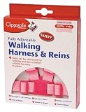 Clippasafe Walking Harness and Reins (Pink)