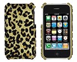 Hard Leopard Spots Case for Apple iPhone 3G / 3GS - Gold