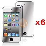 6-Pack Mirror Screen Protector for Apple iPod Touch 4th Gen