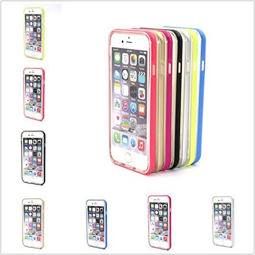 Incoming Call LED Blink Transparent Back Case Cover for iPhone 6 Plus and 6S Plus (Blue)