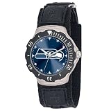 NFL Men's FDV-SEA Agent Series Seattle Seahawks Velcro Watch