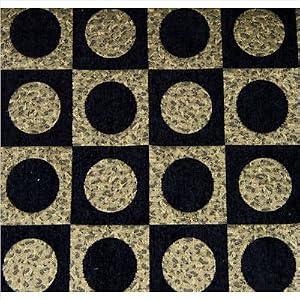 Orbit Black Full Futon Cover Set with Pillows Set: 5 Piece Futon Cover Set
