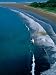 Aerial from Ultra-light Aircraft of Baru Wildlife Refuge, Red Tide, Dominical, Costa Rica Photograph