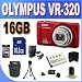 Olympus VR-320 14 MP Digital Camera with 12.5x Optical Zoom and 3