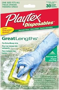 Playtex Great Lengths Disposable Glove - 30ct Pouch (Pack of 3)