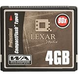 cover of Lexar 4GB 80x Professional CF-Card Speicherkarte