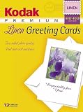 Kodak 8974313 Premium Inkjet Linen Greeting Cards