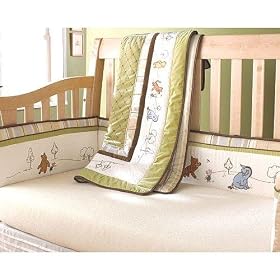 Kids Line Winnie the Pooh Together Time 4 Piece Crib Bedding Set