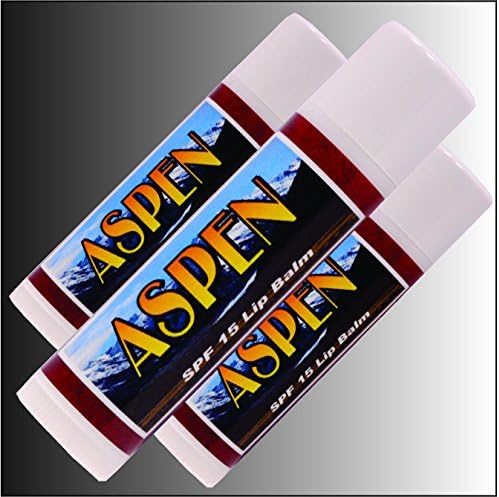 Aspen Premium Lip Balm SPF-15, 3 Pack