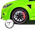 Wheel Cover Set Missouri 14'' Ice Black/Red Rim