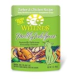 Wellness Healthy Indulgence Turkey and Chicken Recipe Cat Food (Pack of 24, 3-Ounce Pouches)
