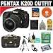 Pentax K20D Digital SLR with 16-45mm f/4.0 Lens + Hoya 67mm UV Haze Protector Glass Filters + Deluxe DB ROTH Accessory Kit