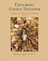 Exploring Animal Behavior: Readings from "American Scientist"