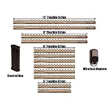 12pc Ice Blue LED Flexible Motorcycle Light Kit by LedGlow