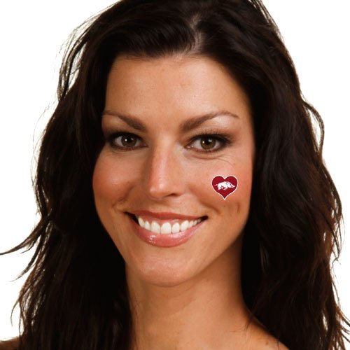NCAA Arkansas Razorbacks 4-Pack I Love My U Tattoos at Amazon.com