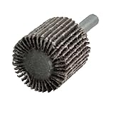 uxcell　フラップホイール　ブラシ　シャフトマウント　15000 RPM　60#　25mm x 25mm x 6mm