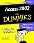Microsoft Access 2002 for Dummies