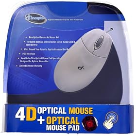 iConcepts 78052 Optical Mouse and Optical Pad