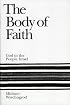 The Body of Faith: God and the People Israel