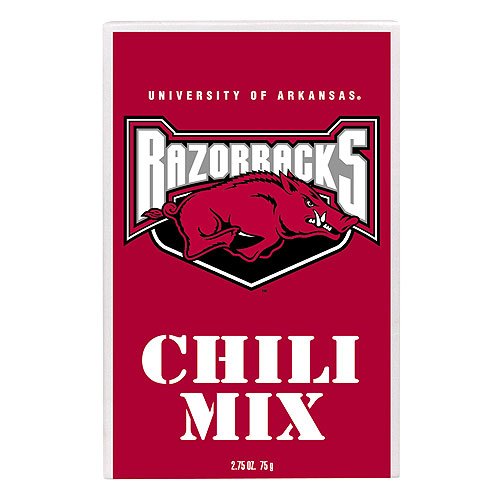 Arkansas Razorbacks NCAA Chili Mix - 2.75oz by Hot Sauce Harry's