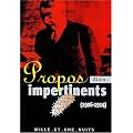 Propos impertinents (1906-1911)