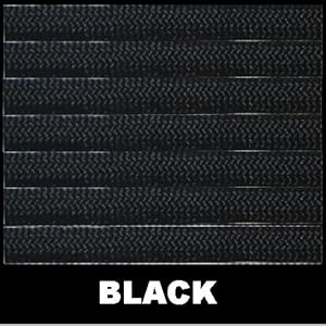 Paracord Planet 10' 550lb Type III Black Paracord