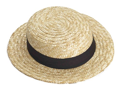 Straw Skimmer Hat - Adult Std.