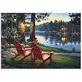 Paint by Number Kit - Adirondack Evening (14x20")