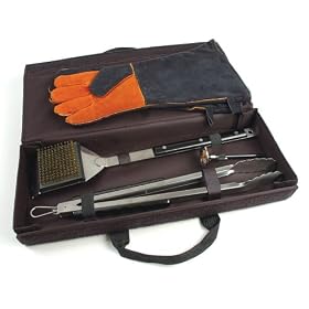 Steven Raichlen Best of Barbecue SR8800 Barbecue Starter Set in Canvas Case by 