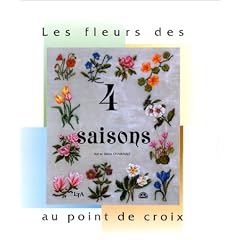 Les Fleurs des quatre saisons au point de croix