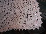 Baby Blanket Pink - Handmade