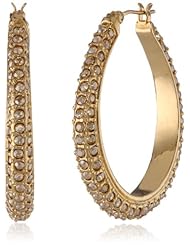 Carolee LUX "What A Girl Wants" Click-It Hoop Earrings