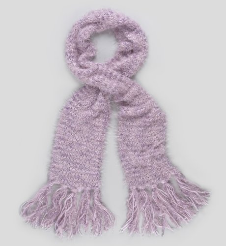 Tasselled Sparkle Tweed Scarf