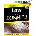 Law For Dummies by John Ventura