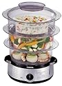 Tefal 3 Tier Food Steamer 6616 in Chrome
