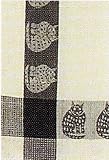 Waffle Weave 100% Cotton Black Cat Dishtowel 18" X 28" Set / 6