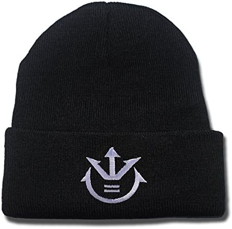 DINGZHAN Vegeta Dragon Ball Z Logo Beanie Fashion Unisex Embroidery Beanies Skullies Knitted Hats Skull Caps