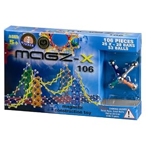 Magz-X 106 Magnetic Construction Kit MX106 by 