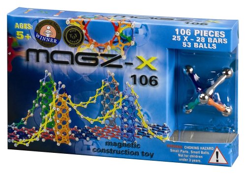 Childrens Toyshop  Toys : Magz-X 106 Magnetic Construction Kit MX106