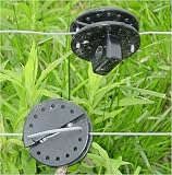 Deer Fence: Round Black Monofilament Tightner