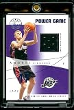 2003-04 Flair Final Edition Coutside Cuts Andrei Kirilenko Jersey Power Game 73/250 Utah Jazz Basketball Card - Mint Condition - Shipped In Protective Display Case!
