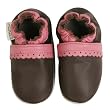 Momo Baby Soft Sole Baby Shoes - Lace Brown