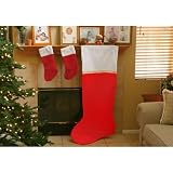 5 FT Jumbo Red Felt Giant Christmas Stocking