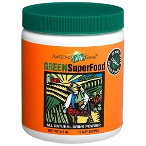 Amazing Grass All Natural Drink Powder, Green Superfood, 8.5 Ounce Container 510NQolHnJL. SL500 AA300 Amazing Grass All Natural Drink Powder, Green Superfood, 8.5 Ounce Container