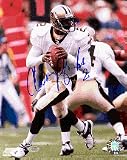 Aaron Brooks Autographed (White / Action 5) 8
